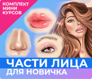 Части лица для новичка  